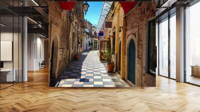 street in ioannina greece Wall mural