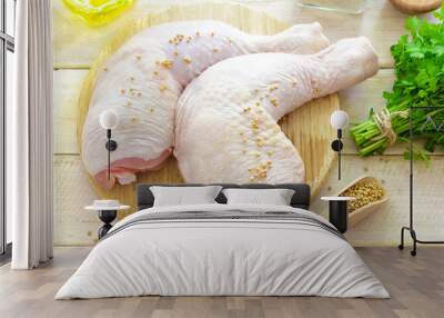 chicken leg Wall mural