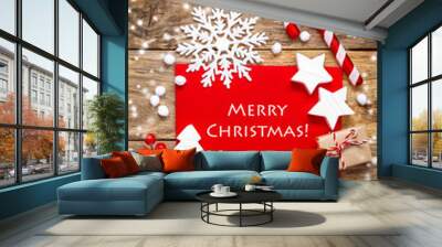 christmas background Wall mural