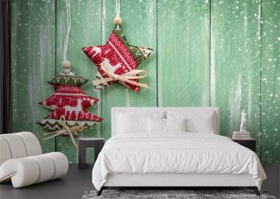 Christmas hanging decoration Wall mural