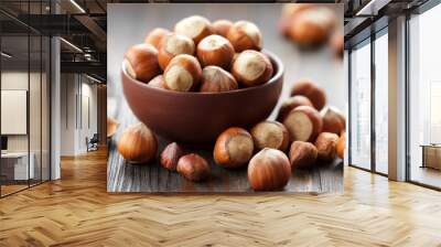 Hazelnuts Wall mural