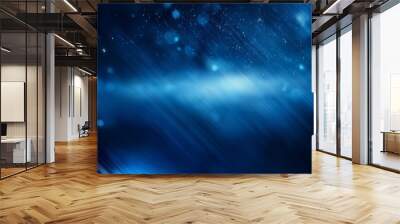 blue background texture blue dark black with dark blue blurred background with light Wall mural