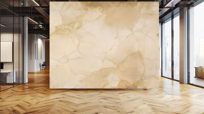 old beige paper vintage with stain watercolor texture marble texture generative ai Wall mural