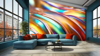 shiny nacre closeup elegant inner glow Wall mural