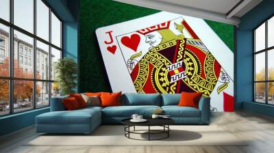 jack of hearts Wall mural