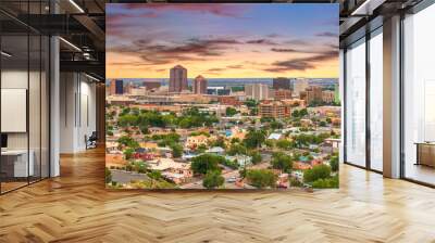 Albuquerque, New Mexico, USA Cityscape Wall mural