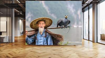 Chinese Fisherman Wall mural