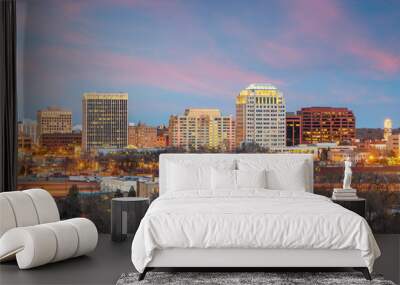 Colorado Springs, Colorado, USA downtown city skyline Wall mural