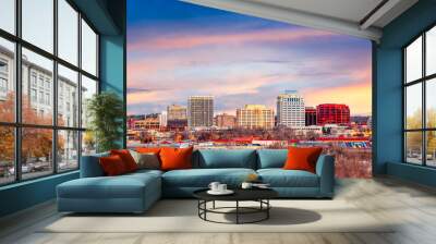 Colorado Springs, Colorado, USA Downtown City Skyline Wall mural