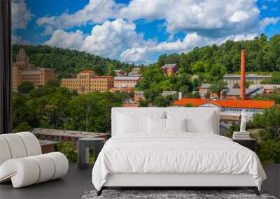 Hot Springs, Arkansas, USA town skyline Wall mural