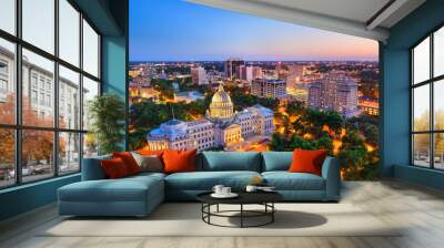 Jackson Mississippi Skyline Wall mural