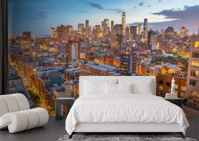 Lower Manhattan New York City Wall mural