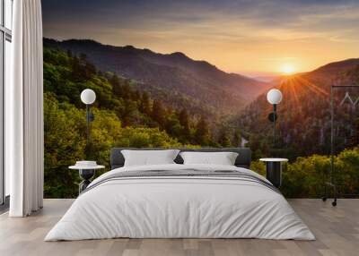 Newfound Gap in the Smoky Mountains Wall mural