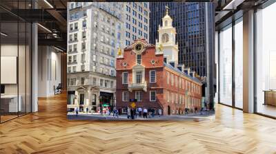 old state house in boston Wall mural