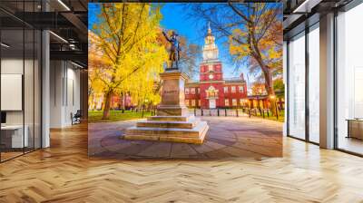 Philadelphia, Pennsylvania at Independence Hall Wall mural