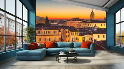 Pisa, Italy Tuscan Cityscape at Dusk Wall mural