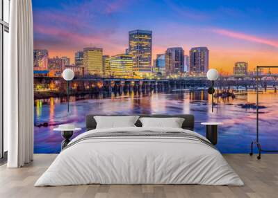 Richmond, Virginia, USA downtown skyline Wall mural