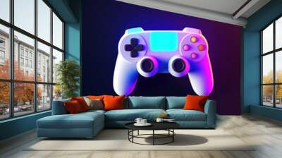 generated illustration of  video game joystick gamepad Wall mural