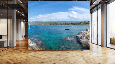 discovery of the island of beauty in southern Corsica, France Wall mural