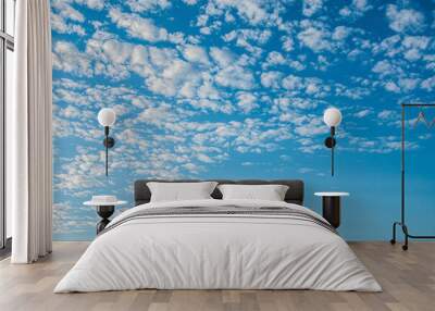 cloud landscape in a blue sky Wall mural