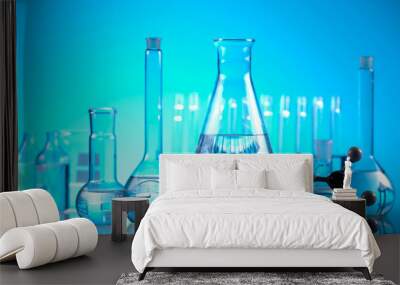 Chemical laboratory glassware equipment Wall mural