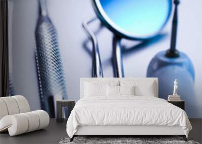 dental tools and equipment Wall mural