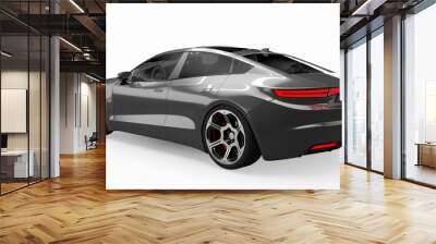 3d rendered fictional car illustration of a generic sedan Wall mural