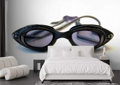 Swimming goggles isolated on white background. Wall mural