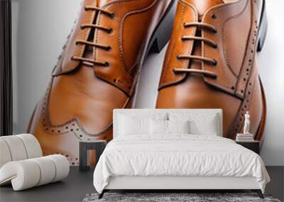 man step style shoes Wall mural