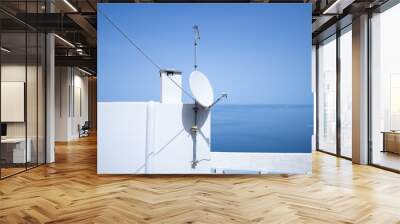 Skyros - Tv antenna (Chora) Wall mural