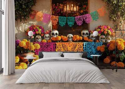 Day of the Dead Altar Wall mural