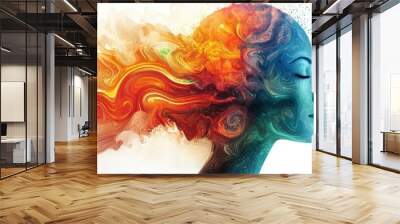 Liquid Mind Wall mural