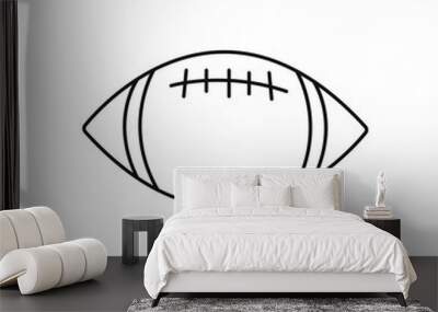 Regball thin line icon linear symbol Wall mural