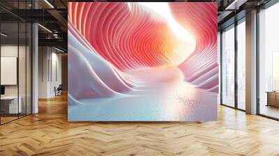 Cutting-edge 3D backdrop with crisp lines perfect for fo 1 Wall mural