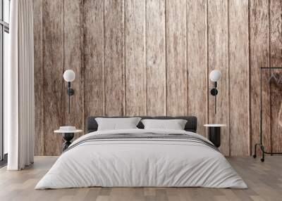 brown wood plank texture background Wall mural