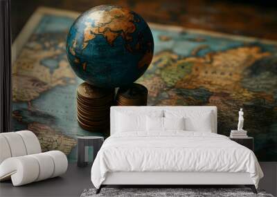 Global Currency. Wall mural