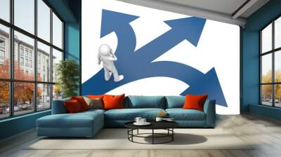 2010 new choose your way 2 (3d isolated characters) Wall mural