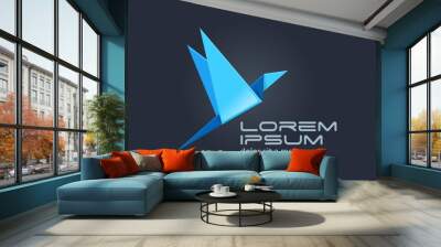 Logo Bird Abstract. For any type of business Wall mural