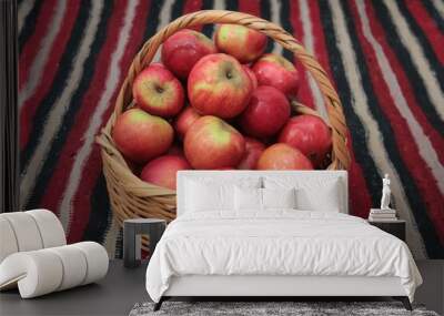 fresh and organic delicious vitamin apple Wall mural