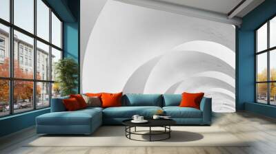 art and design of architecture ceiling - modern curve pattern Wall mural