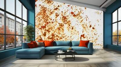 Rusted iron plate background Wall mural