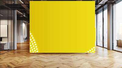 Abstract background with dynamic effect. Modern yellow banner pattern. Vector illustration for design. Wall mural