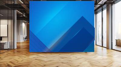 abstract cyan background. vector illustration Wall mural