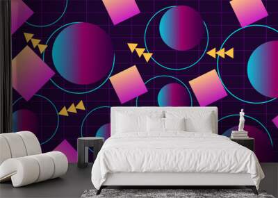 Abstract Memphis creative Wall mural