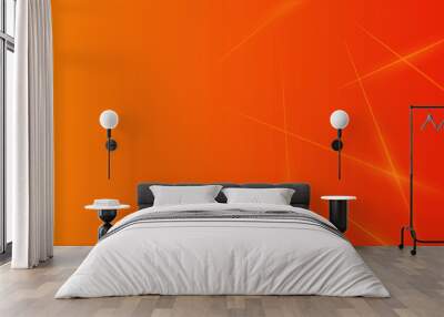 orange abstract background with modern concept.vector illustration. Wall mural