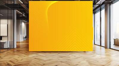 Yellow abstract modern banner background design. Vector graphic pattern template illustration. Wall mural