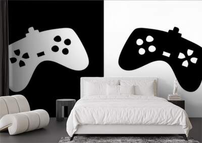 Illustration vector graphics of video game icon Wall mural