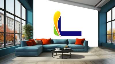 Letter L logo
 Wall mural