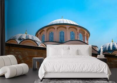 Dome of Chora Church aka Kariye Mosque in Istanbul Wall mural