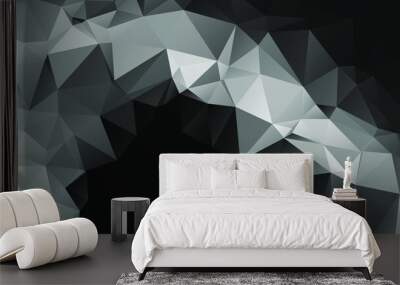 Light luxury Gold vector polygon abstract layout , Low Poly Background . vector blurry triangle texture. Brand new colorful illustration in with gradient. Brand new style for your business design. Wall mural